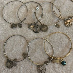 6 Alex and Ani bracelets